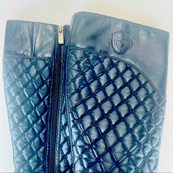 PAUL GREEN BLACK LUXURY LEATHER TALL BOOTS - Picture 11 of 16